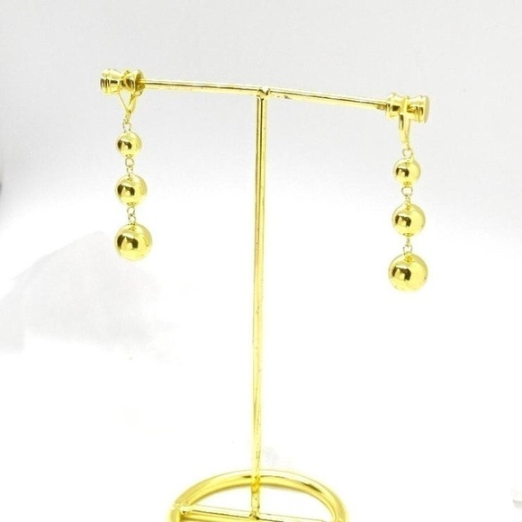 Ball Drop Dangle Earrings - Picture 2 of 5